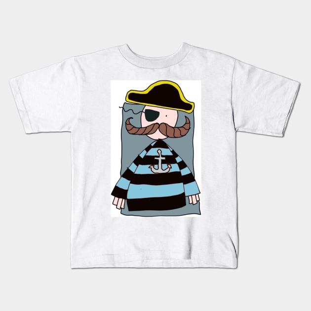 Pirate Kids T-Shirt by Jonesyinc